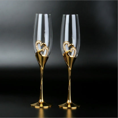 Crystal Diamond Wine Champagne Glass